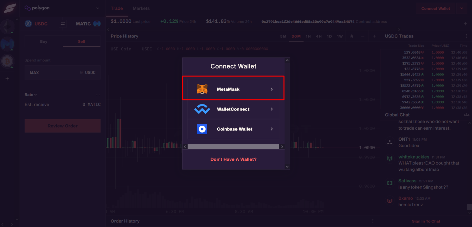 slingshot crypto price